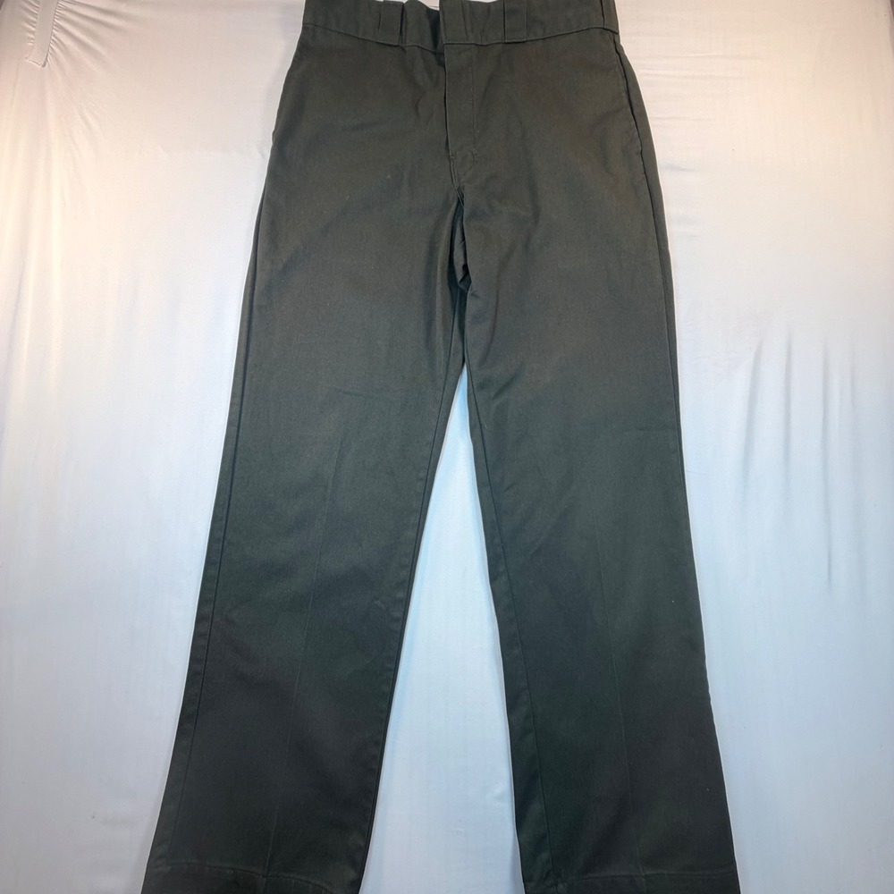 Dickies 874 Work Pants Mens 34x32 Olive Green Original Fit Straight Leg D874OG